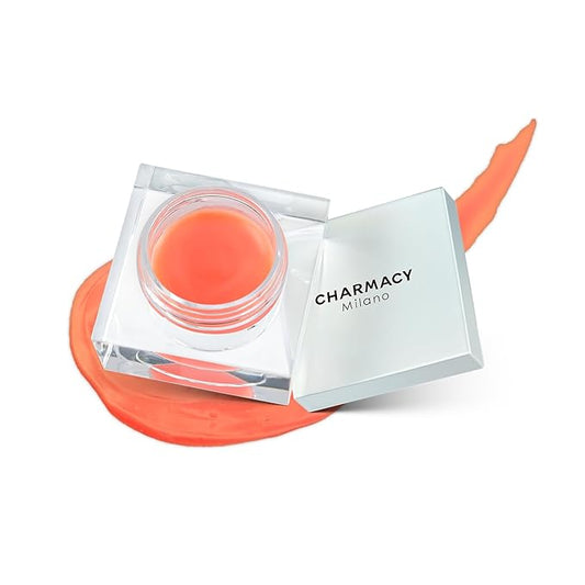 CHARMACY Magic Color Lip & Cheek Balm, PH Color Changing Blusher for Cheeks, Long Lasting Moisturizing Multi Use cream Waterproof Blush Makeup, PERSIMMON JELLY (#04)-Velvo Beauty