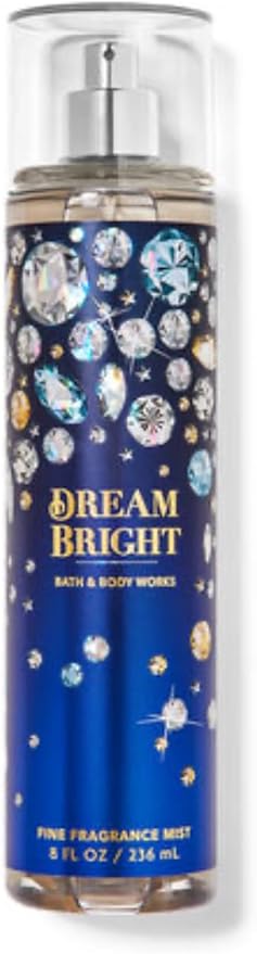 Bath & Body Works - 3 Piece Bundle - Spray - Body Cream - Shower Gel - Full Size and Gift Bag HELLO GORGEOUS (Dream Bright)-Velvo Beauty