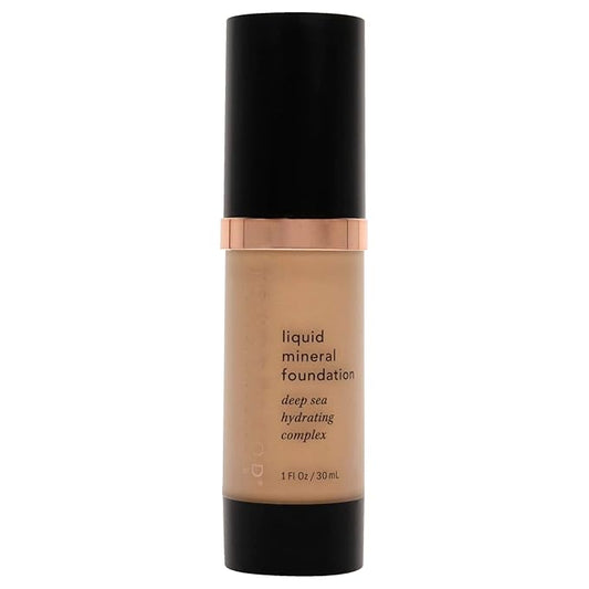 Youngblood Liquid Mineral Foundation, Sun Kissed | Lightweight, Dewy Full Coverage Makeup for Dry Skin | Poreless, Flawless Tinted Glow | Vegan, Cruelty Free, Gluten-Free-Velvo Beauty