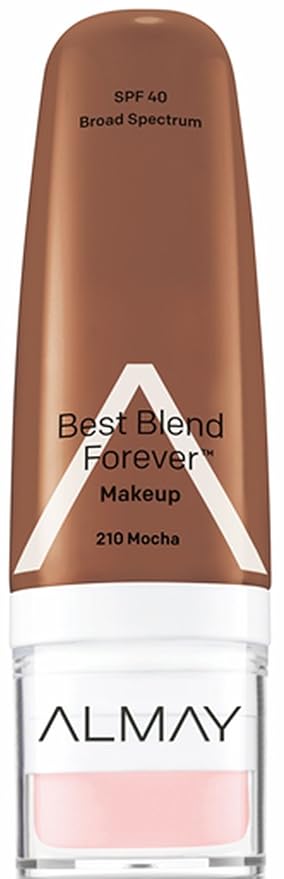 Almay Best Blend Forever Foundation, Moca, 1 fl. oz., SPF 40 Broad Spectrum-Velvo Beauty