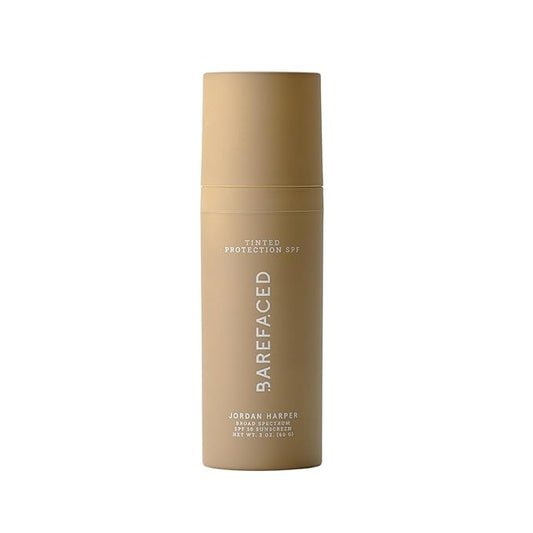 Barefaced Tinted Protection SPF 50+ – Broad-Spectrum Sunscreen with Zinc Oxide, Niacinamide & Hyaluronic Acid – Oil-Free UV Protection, Hydration & Anti-Aging with Universal Tint (60ml)-Velvo Beauty