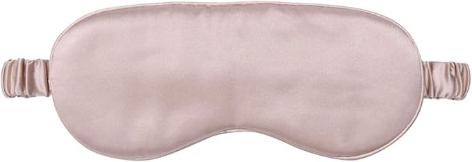 Silk Sleep Mask Light Blocking Luxury 100% Mulberry 19mm Silk Eye Mask Eye Cover Blindfold Ultra Soft Light & Comfy Anti Aging Skin Care with Travel Bag Gift Package-Velvo Beauty