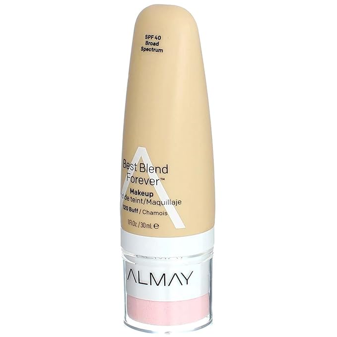 Almay Best Blend Forever Foundation, Buff, 1 fl. oz., SPF 40 Broad Spectrum-Velvo Beauty