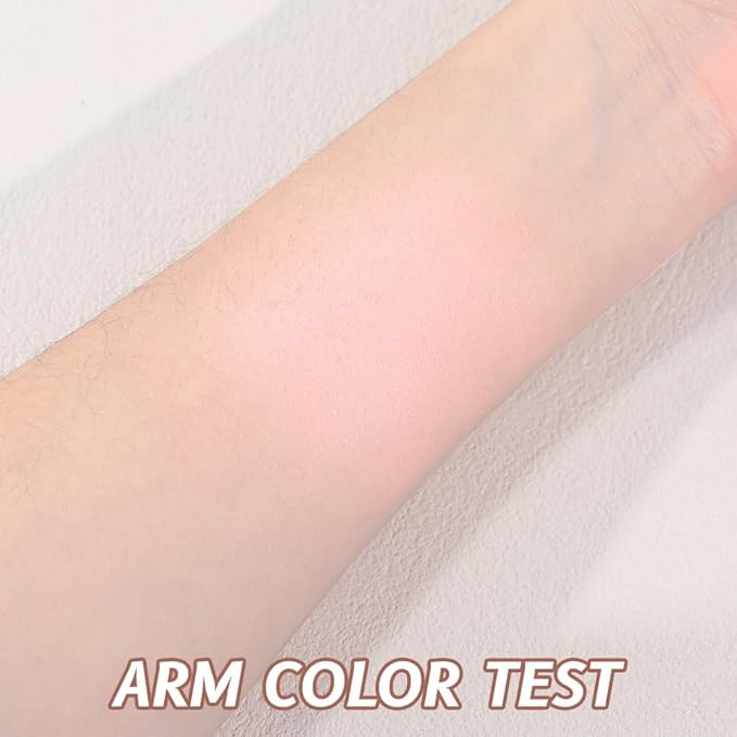 Single Mini Pressed Eyeshadow Makeup Palette, Nude Pink Sparkle Shimmer Glitter Monochrome Cream Eye shadows Palette Brightener Makeup for Older Women, Pigmented Waterproof 01#-Velvo Beauty