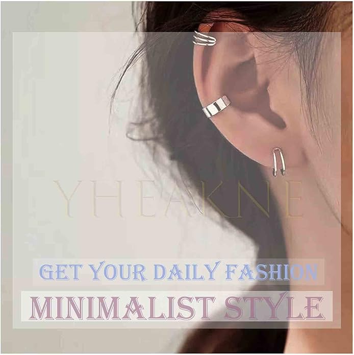 Boho Crystal Ear Climber Earrings Gold Crystal Studs Earrings Punk Rhinestone Ear Crawler Earrings CZ Ear Cuff Climbing Earrings Bridal Earrings Jewelry for Women and Girls-Velvo Beauty