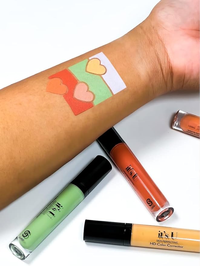 SISTAR It's U Skin Perfecting Conceal HD Contour Color Corrector Full Coverage Smooth and Flawless (Deep Orange)-Velvo Beauty