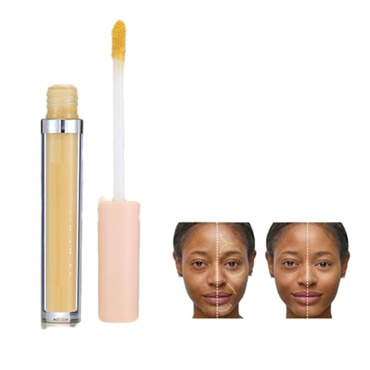 MAEPEOR Liquid Conceal Contour 7 Colors Cream Lightweight Liquid Concealer Contour Makeup for Concealing Blemishes, Brighten Dark Circles (Color 07 Yellow)-Velvo Beauty