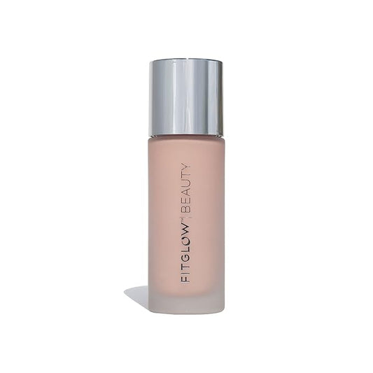 Fitglow Beauty - Natural Foundation+ Photo-Filtering Foundation | Vegan, Woman-Owned Clean Beauty (F2.5 - Light, Neutral Undertones)-Velvo Beauty
