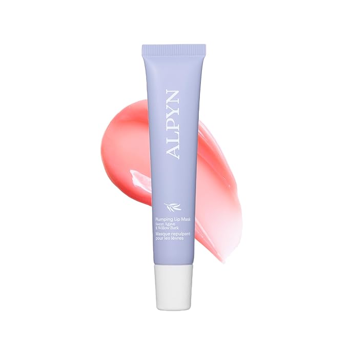 ALPYN Willow & Sweet Agave Plumping Lip Mask with Hyaluronic Acid, 0.5 oz-Velvo Beauty