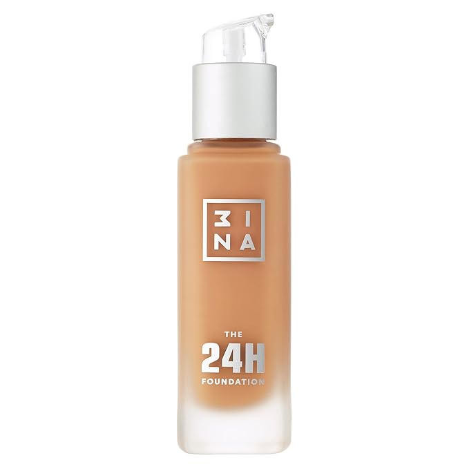3INA The 24H Foundation 657-24H Long-Wearing Formula - Medium To High Buildable Coverage - Smooth Matte Finish - Expanded Shade Selection - Waterproof, Cruelty Free, Vegan Makeup - 1.01 Oz-Velvo Beauty
