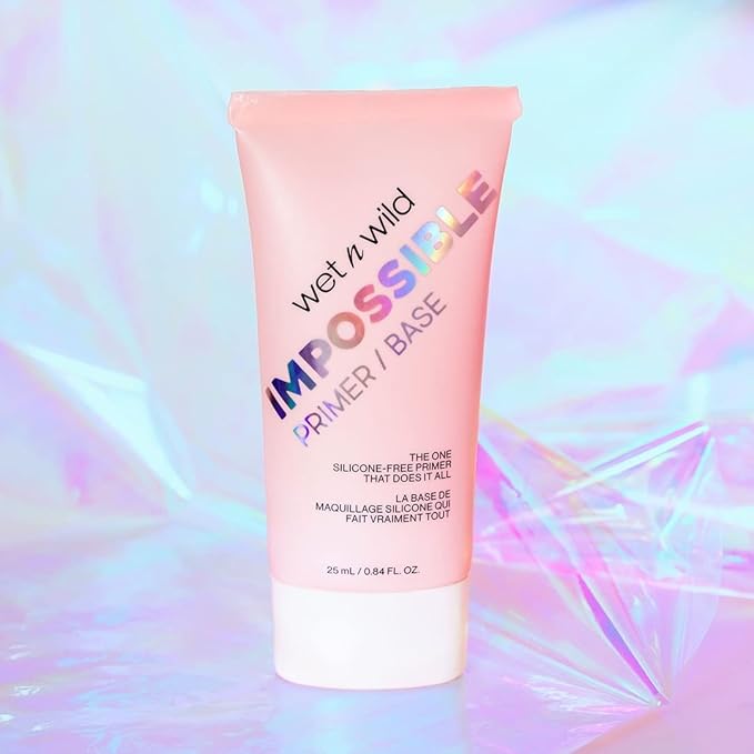 wet n wild Prime Focus Impossible Primer, Clear, Hydrating Matte Finish, 0.84 Fl Oz-Velvo Beauty