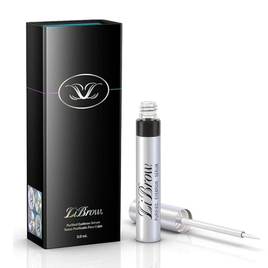 LiBrow Purified Eyebrow Physician-Formulated Serum for Fuller & Thicker Looking Eyebrows | Natural Eyebrow Enhancer Safe for Sensitive Skin | 90-Day Supply (3ml)-Velvo Beauty