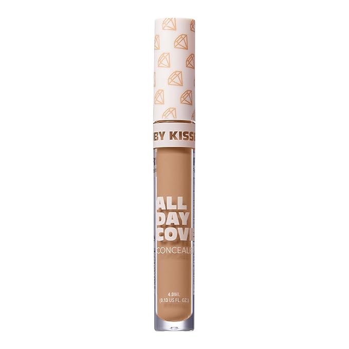 Ruby Kisses All Day Concealer Lightweight Full Coverage Multi-Use Concealer 0.13 Fl Oz (Creamy Beige)-Velvo Beauty