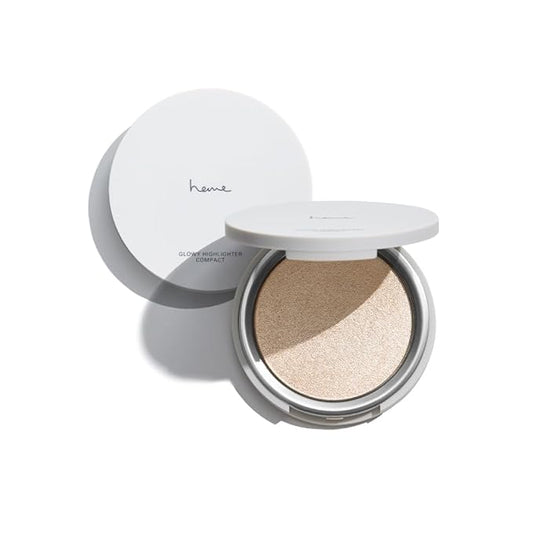 heme Glowy Highlighter Compact 5.5g (03 Dawn Gold)-Velvo Beauty