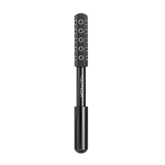 Radiance Roller – Germanium Stone Facial Massage Tool for Lifting, Sculpting, De-Puffing, Glow Boost, Energizing & Cooling Effect (Black)-Velvo Beauty