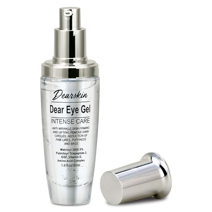 Eye Gel Dark Circles and Puffiness, Soft & Smooth Eye Gel for Dark Circles and Wrinkles with Matrixyl 3000 8% Aloe Vera and Botanical Hyaluronic Natural Formula-Velvo Beauty