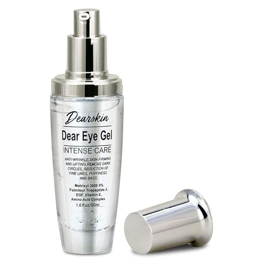 Eye Gel Dark Circles and Puffiness, Soft & Smooth Eye Gel for Dark Circles and Wrinkles with Matrixyl 3000 8% Aloe Vera and Botanical Hyaluronic Natural Formula-Velvo Beauty