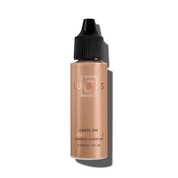 Luminess Air Rose 4-in-1 Airbrush Foundation - Shade 090, 0.50 oz, Tan-Velvo Beauty