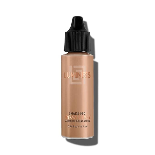 Luminess Air Rose 4-in-1 Airbrush Foundation - Shade 090, 0.50 oz, Tan-Velvo Beauty