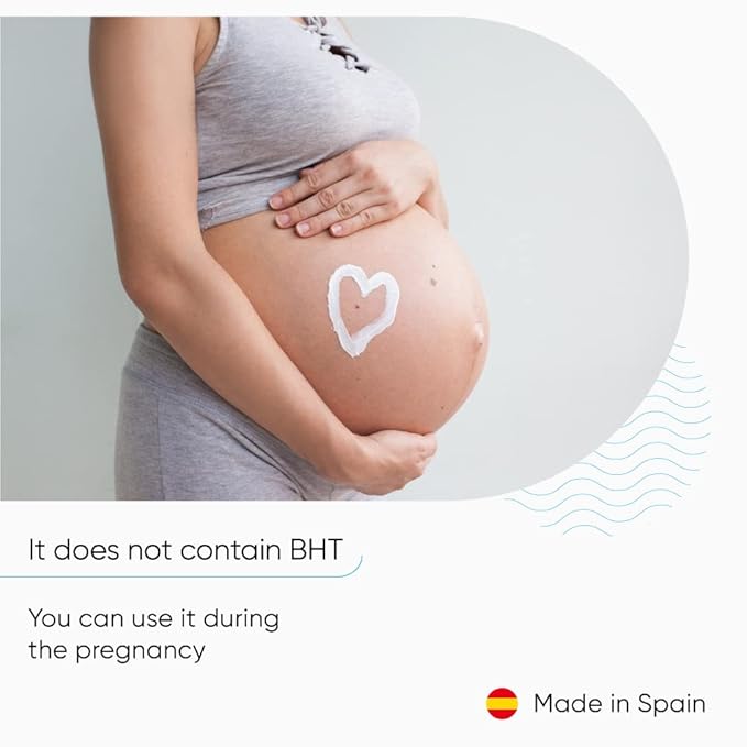 Anti-stretch mark cream ideal for pregnancy/Prevents and reduces the formation of stretch marks and scars/Regenerating postpartum anti-stretch mark gel with Rose Hip Hip oil-Velvo Beauty