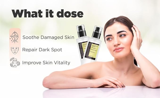 Snail Mucin Power Essence 4.39 fl.oz 130ml, Korean Skincare Snail Mucin Serum for Dry Sensitive Skin, Moisturizing with 96.3% Snail Secretion Filtrate-Velvo Beauty