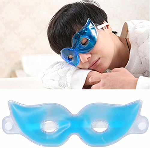 Cold Eye Mask Gel Bead Cooling Soothing Cold Eye Mask Pack Reusable Ice Mask Cold Pack for Woman & Man Sleeping, Relief Puffy Eyes, Dark Circles, Dry Eyes, Relaxing Sleep-Velvo Beauty