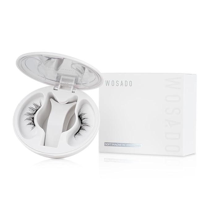 Soft Magnetic Eyelashes Kit with Applicator, No.12 Iris Black, Reusable Glue-free Wispy Magnetic Lashes, Cruelty-free False Lashes, Waterproof, Lightweight, Suit for Heavy Makeup-Velvo Beauty