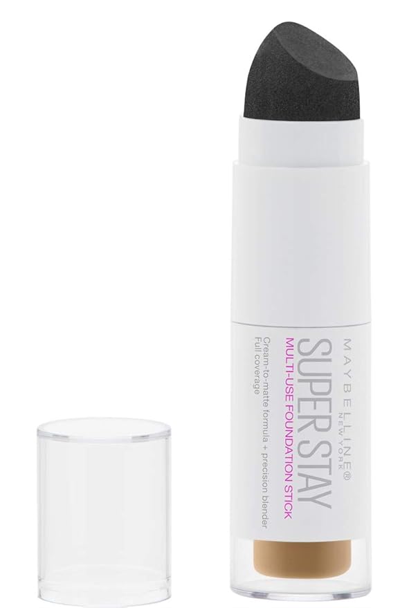 Maybelline New York Super Stay Foundation Stick for Normal To Oily Skin, Warm sun, 0.25 Ounce-Velvo Beauty