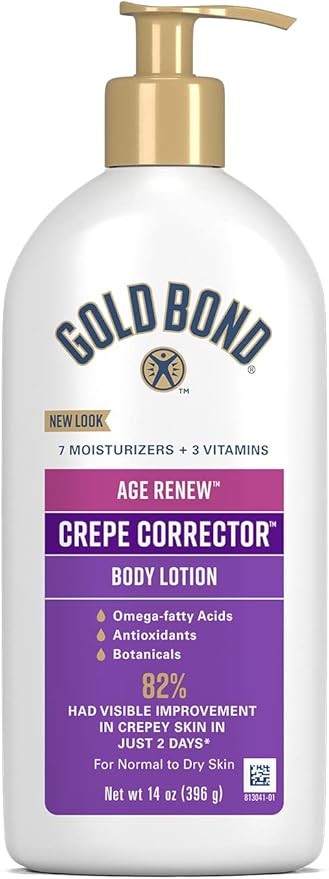 Gold Bond Age Renew Crepe Corrector Body & Face Lotion, Replenishing & Smoothing Formula, 14 oz., Packaging may vary-Velvo Beauty
