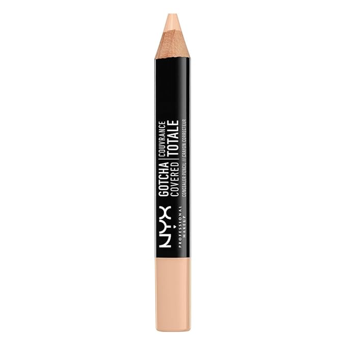 NYX Professional Makeup Gotcha Covered Concealer Pen, Ivory, 0.04 Ounce-Velvo Beauty