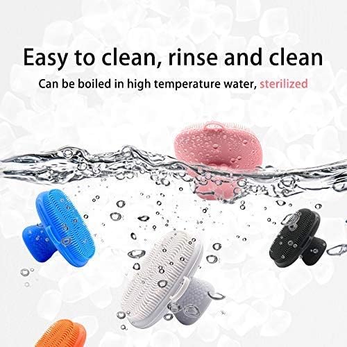 VWMYQ 2 Pack Face Scrubber，Silicone Face Scrubber for Men, Facial Cleansing Brush Silicone Face Wash Brush Manual Waterproof Cleansing Skin Care Face Brushes for and Exfoliating-Velvo Beauty