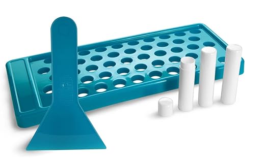 DIY Lip Balm Making Kit with Filling Tray, Spatula, and 24 White Lip Balm Tubes with Caps (0.15 oz each) - Make Your Own Lip Balm Set for Crafters or Professionals by SKS Bottle and Packaging, Inc.-Velvo Beauty