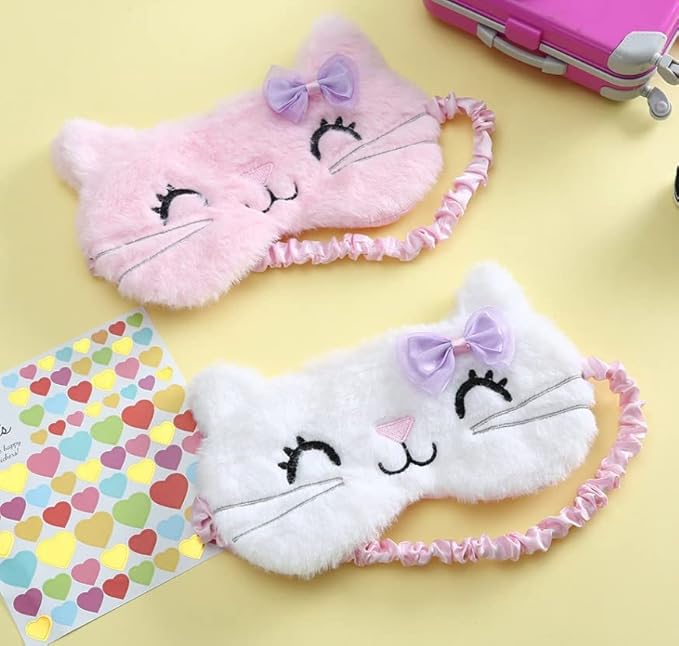 Sanrio Hello Kitty Sleep Eye Mask/Hello Kitty Face Sleep Mask/Comfortable and Soft Eye Cover Sleep and Cheese # .3 Tissue-Velvo Beauty