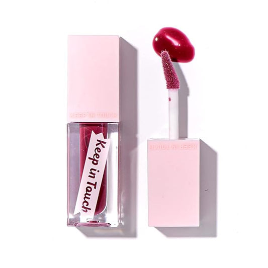 Jelly Plumper Tint (P04 Purple Rain) | Non-Sticky, Long-Lasting Lip Gloss | Vegan and Cruelty-Free Korean Lip Tint-Velvo Beauty