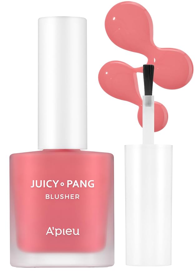 A'PIEU JUICY-PANG WATER BLUSHER (PK01 - I'm Strawberry) Korean Liquid Blush For Cheeks K Beauty Makeup-Velvo Beauty