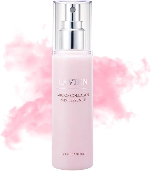 Lavien Micro Collagen Mist Essence - Hydrating Facial Spray, Redness and Smooth Skin - Suitable All Skin Types - 3.38 Fl Oz Bottle-Velvo Beauty