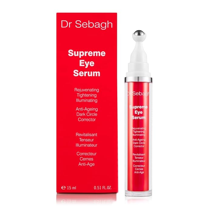 Dr Sebagh® Suprême Under Eye Tightening Serum [ADVANCED ROLL-ON FORMULA] - Under Eye Dark Circle, Puffiness, Fine Lines & Eye Bags Remover - Eye Serum Anti-Aging Wrinkles - Eye Treatment (0.51 fl Oz)-Velvo Beauty