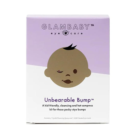 GlamBaby Eye Care - Unbearable Bump™ Kit - stye kit for kids - heat and cooling mask - cleansing spray for eyelid debris-Velvo Beauty