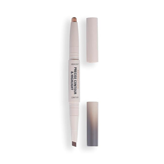 Revolution Beauty, Precise Contour & Highlight Stick, All-In-One Face Makeup Product, Highly Blendable with Matte Finish, Vegan & Cruelty-Free, Light-Velvo Beauty