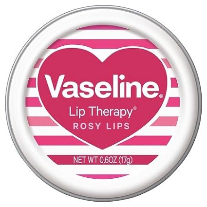 Vaseline Rosy Lip Therapy Valentines 0.6 oz-Velvo Beauty