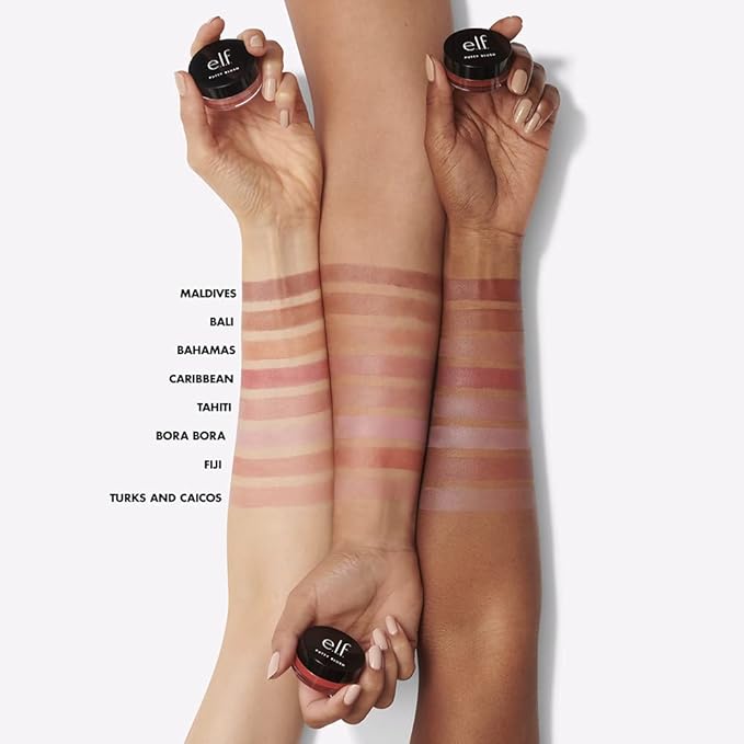 e.l.f. Putty Blush, Creamy & High-Pigment Formula For A Natural Glow, Delivers A Semi-Matte & Powder Finish, Vegan & Cruelty-Free, Fiji-Velvo Beauty
