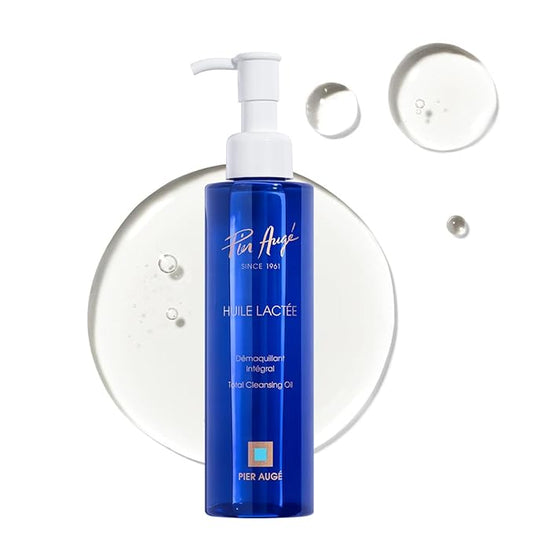 Pier Auge Cleansing Oil | Oil Cleanser for Face | Dissolves Face + Eye Makeup and Sunscreen | For All Skin Types,198ml 6.7fl oz