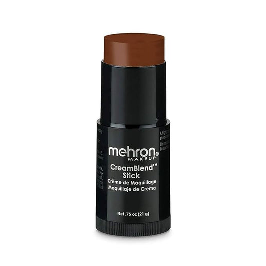 Mehron CreamBlend Stick | Face & Body Paint - Foundation Cream Makeup - Perfect for Halloween - .75 oz (21 g) - Light Cocoa-Velvo Beauty