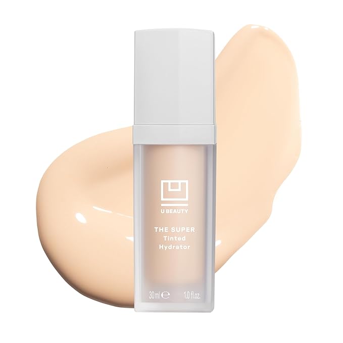 U Beauty The Super Tinted Hydrator Hyaluronic Acid Moisturizing Cream - Mega-Dose Skin Hydrator for Supple, Smooth, and Softer-Looking Skin For Up To 48 Hours - Shade 2-1.0 oz-Velvo Beauty