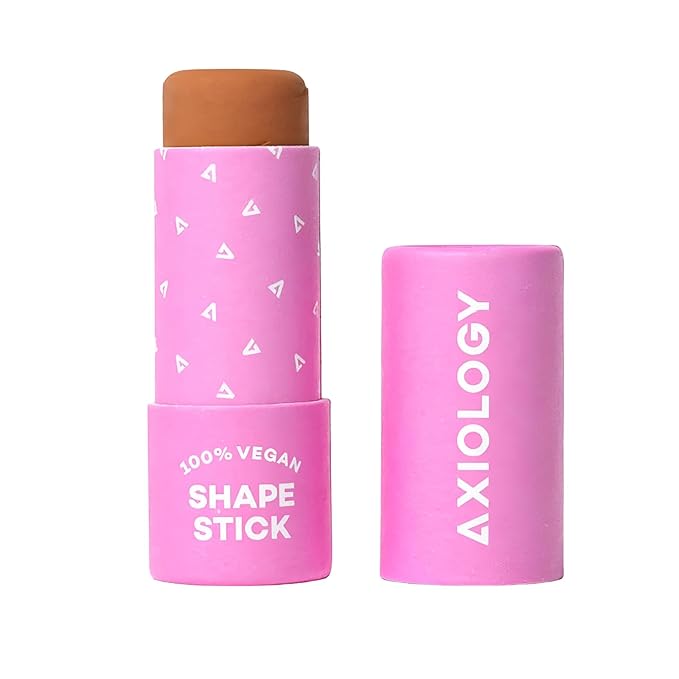 Axiology Shaping Stick for Definition, Bronzing, and Contour Foundation Shape Stick Cream Bronzer Pen Professional Face Shaping & Contouring Buildable Coverage, Long Lasting Shade Cheeks Vegan (Light)-Velvo Beauty