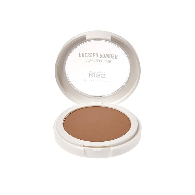 KISS Cover and Care Acne Control Pressed Powder- APP420 (Chestnut)-Velvo Beauty