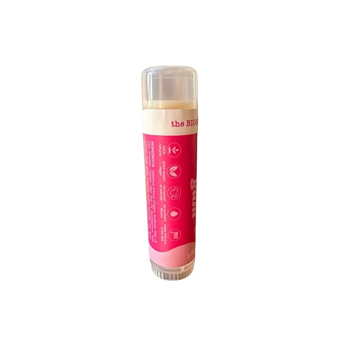 Crazy Rumors Biggie Bubble Gum Flavored All Natural, Plant Based Lip Balm to Moisturize and Nourish your Lips - Bubble Gum Tube 0.6 oz (4x Larger than standard 0.15 oz lip balm)-Velvo Beauty