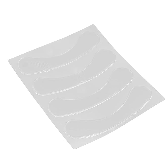 Lip Wrinkle Patches, Reusable Silicone Lip Anti-Wrinkle Pads Transparent for Smoothing Lip Wrinkles (4 Pcs)-Velvo Beauty