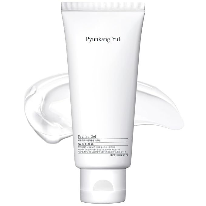 Pyunkang Yul PKY Peeling Gel with Immediate Visible Effect, Mild and Smooth Face Scrub with Papaya and AHA, Zero-Irritation, Korean Skincare (3.4 Fl.Oz, 100ml)-Velvo Beauty