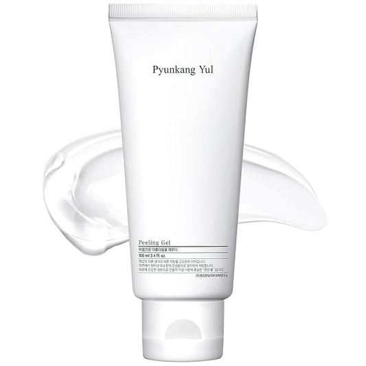 Pyunkang Yul PKY Peeling Gel with Immediate Visible Effect, Mild and Smooth Face Scrub with Papaya and AHA, Zero-Irritation, Korean Skincare (3.4 Fl.Oz, 100ml)-Velvo Beauty